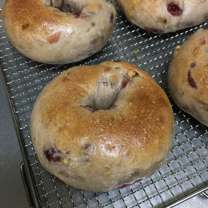 自家製酵母元種使用hbで ベーグル レシピ 作り方 By Mikyomama 楽天レシピ